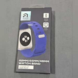 NEW❗️Atrix 42/44/45mm Watch Band - Compatible With Apple Watch Blue Silicone